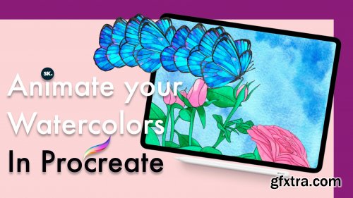  How to animate your watercolors for social media in procreate