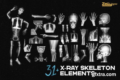 CreativeMarket - X-Ray Photo Effect & Elements 6219667