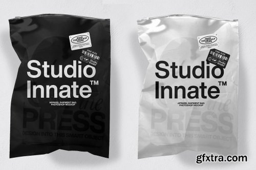 CreativeMarket - Apparel Shipment Bag Mockup 6134290