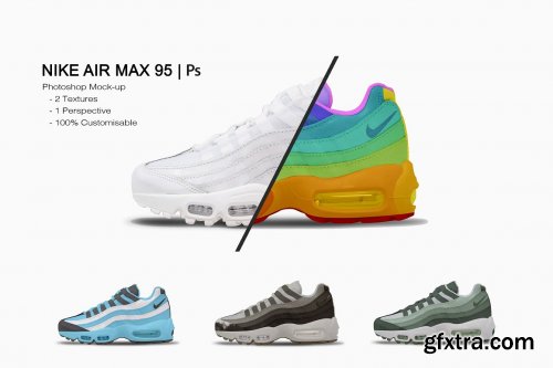 Creativemarket - Nike Air Max 95 | Photoshop Mockup 6426104