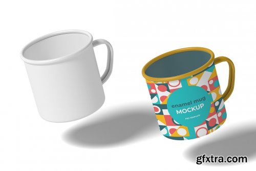 Creativemarket - Enamel Mug Mockup 6429061