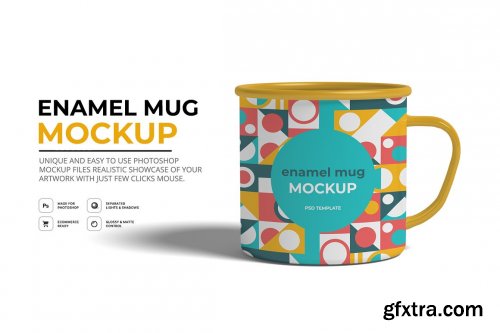 Creativemarket - Enamel Mug Mockup 6429061