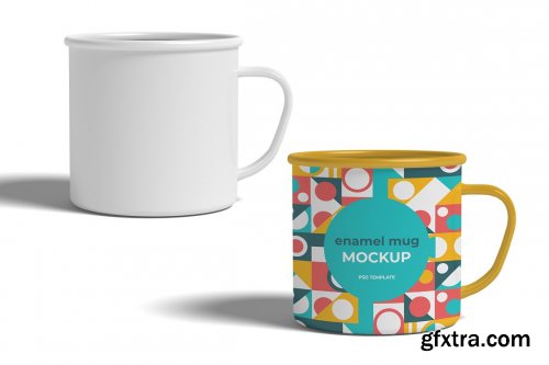 Creativemarket - Enamel Mug Mockup 6429061