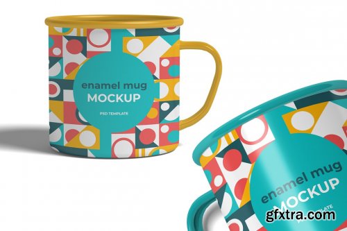 Creativemarket - Enamel Mug Mockup 6429061