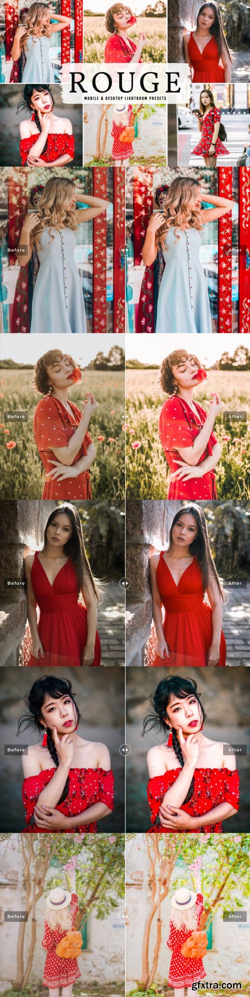 CreativeMarket - Rouge Pro Lightroom Presets 6504665