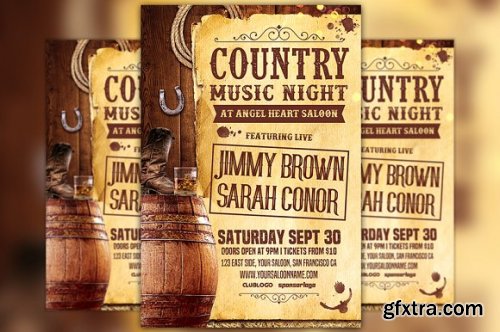 Country Music Night Vol 2 Flyer