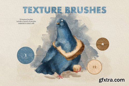 CreativeMarket - Texture Procreate Brushes 6505375