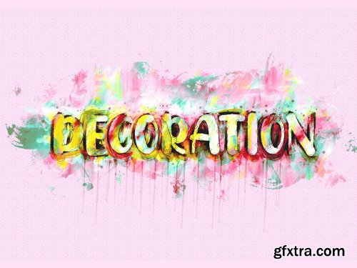 CreativeMarket - Watercolor Text Paint Plugin 6390155