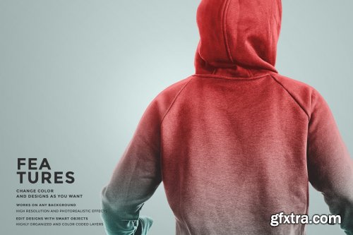 CreativeMarket - Female Wrapped Hoodie Set Mockup 6312606