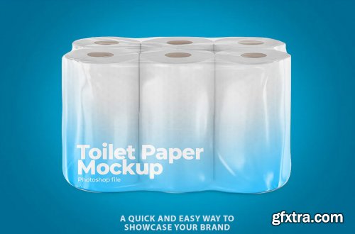 Toilet Paper Package Mockup