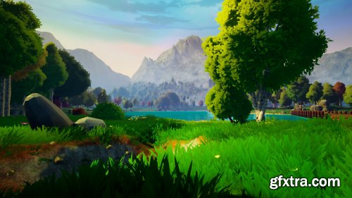 Dreamscape Nature : Meadows - Stylized Open World Environment