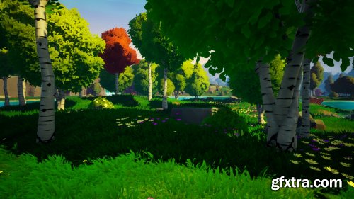 Dreamscape Nature : Meadows - Stylized Open World Environment