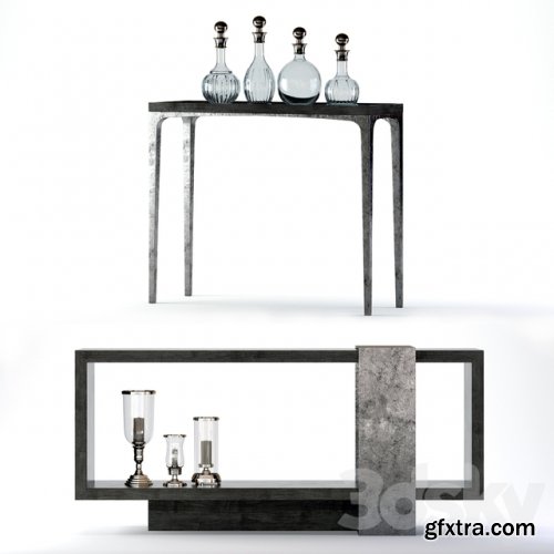 Bernhardt Linea Console Tables