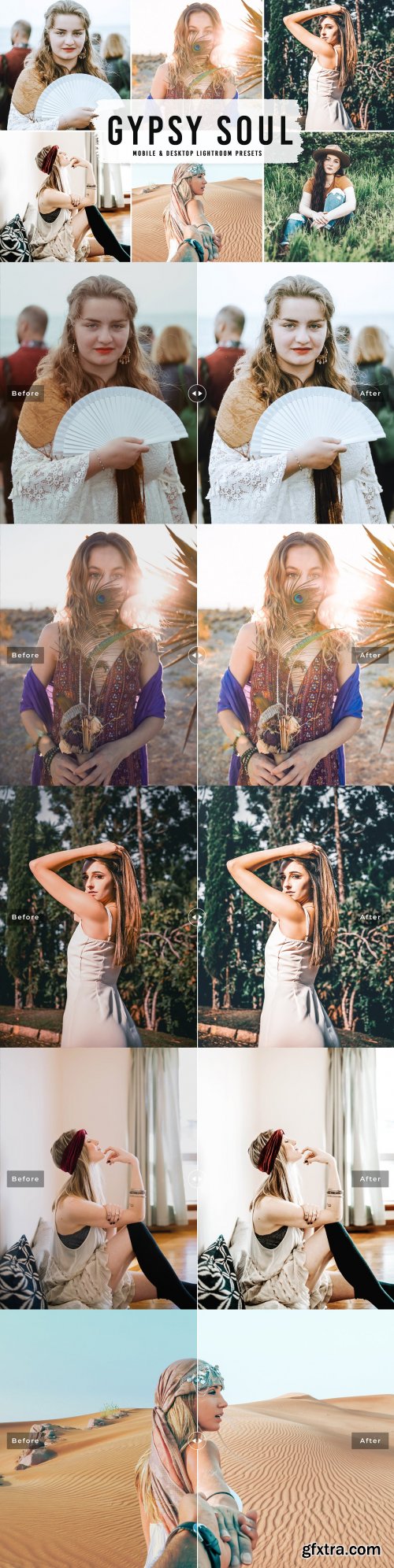 CreativeMarket - Gypsy Soul Pro Lightroom Presets 6484678