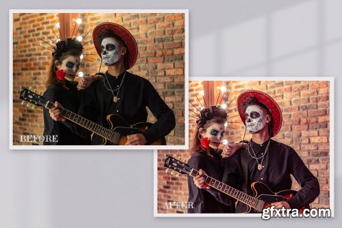 CreativeMarket - Dia de Los Muertos Lightroom PS LUTs 6525741