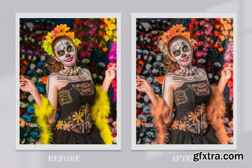 CreativeMarket - Dia de Los Muertos Lightroom PS LUTs 6525741