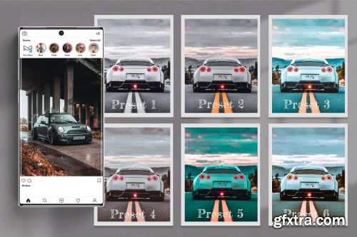 CreativeMarket - Automotive Lightroom Photoshop LUTs 6529006