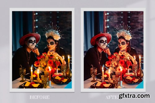 CreativeMarket - Dia de Los Muertos Lightroom PS LUTs 6525741