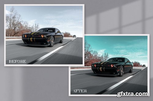 CreativeMarket - Automotive Lightroom Photoshop LUTs 6529006