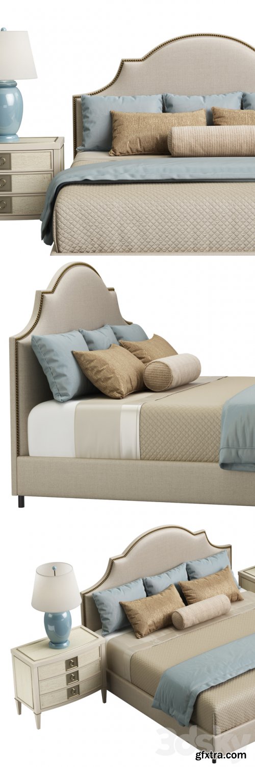 Horchow Cheresse King Bed