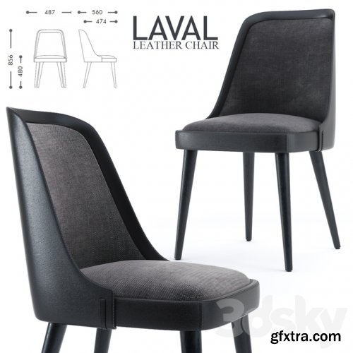 LAVAL LEATHER CHAIR