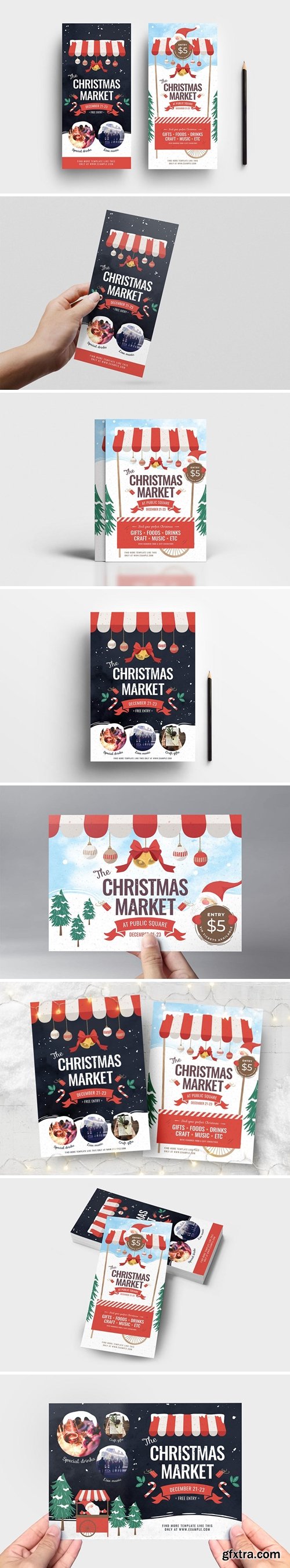 Christmas Market Flyer / Poster Templates