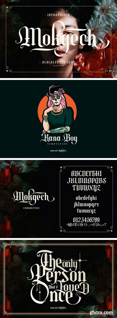 Mokgech Blackletter Font