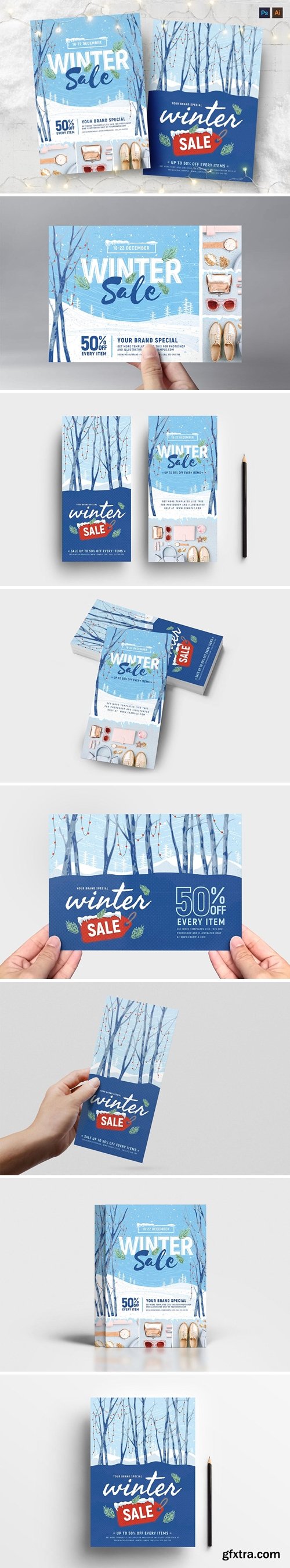 Winter Sale Poster / Flyer Template