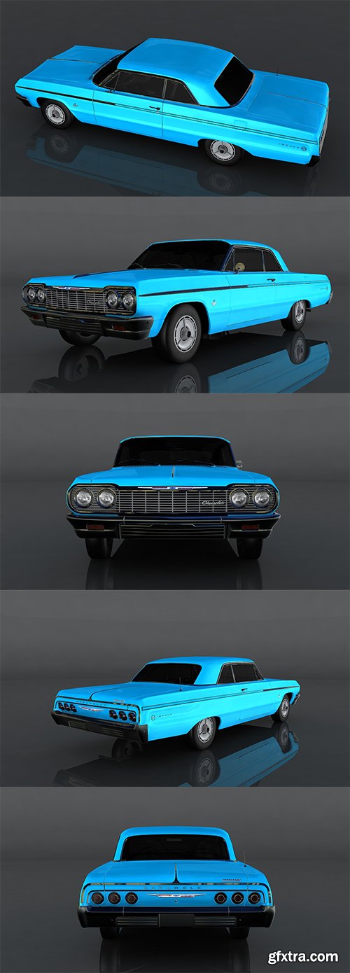 Chevrolet Impala SS 1964 3D Model 