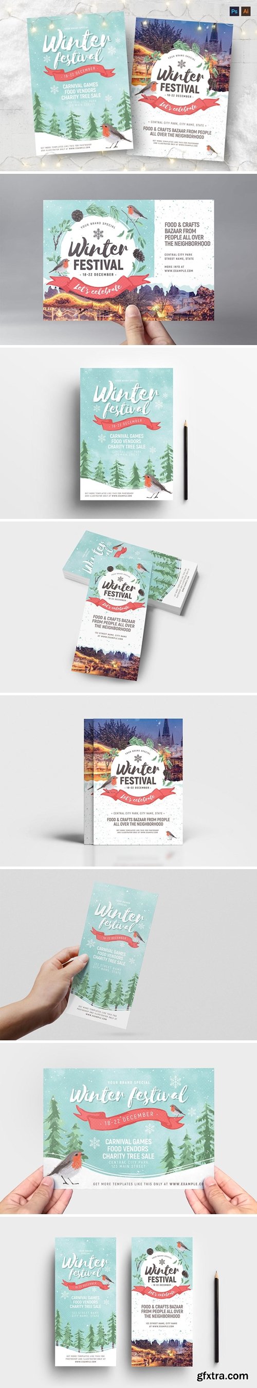 Winter Festival Poster / Flyer Template