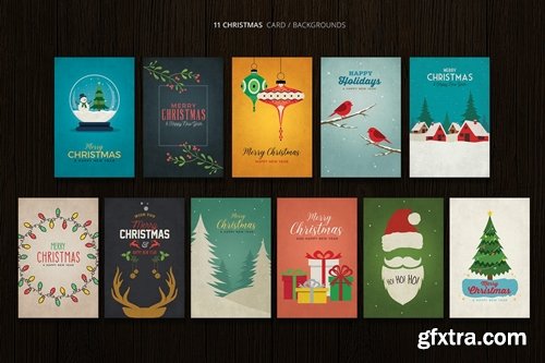 Vintage Christmas Cards/Backgrounds