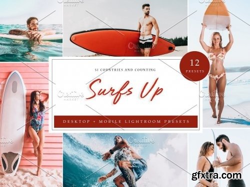 CreativeMarket - Lightroom Presets | Surfs Up x 12 5039577