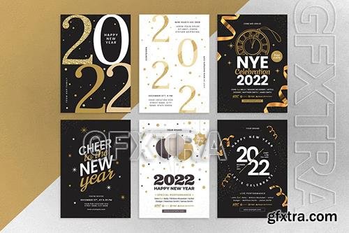 Minimal NYE Flyer / Poster / Card Template SQ624TW