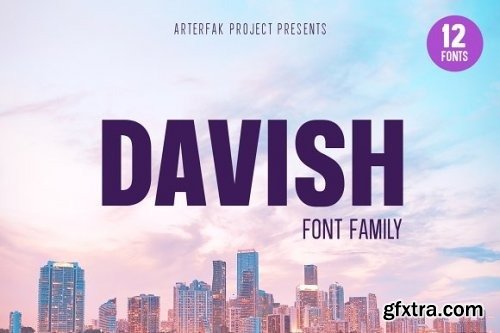 CreativeMarket - Davish Font Family 2895269