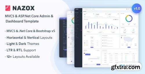 ThemeForest - Nazox v1.0 - ASP.Net Core & MVC5 Admin & Dashboard Template - 33924606