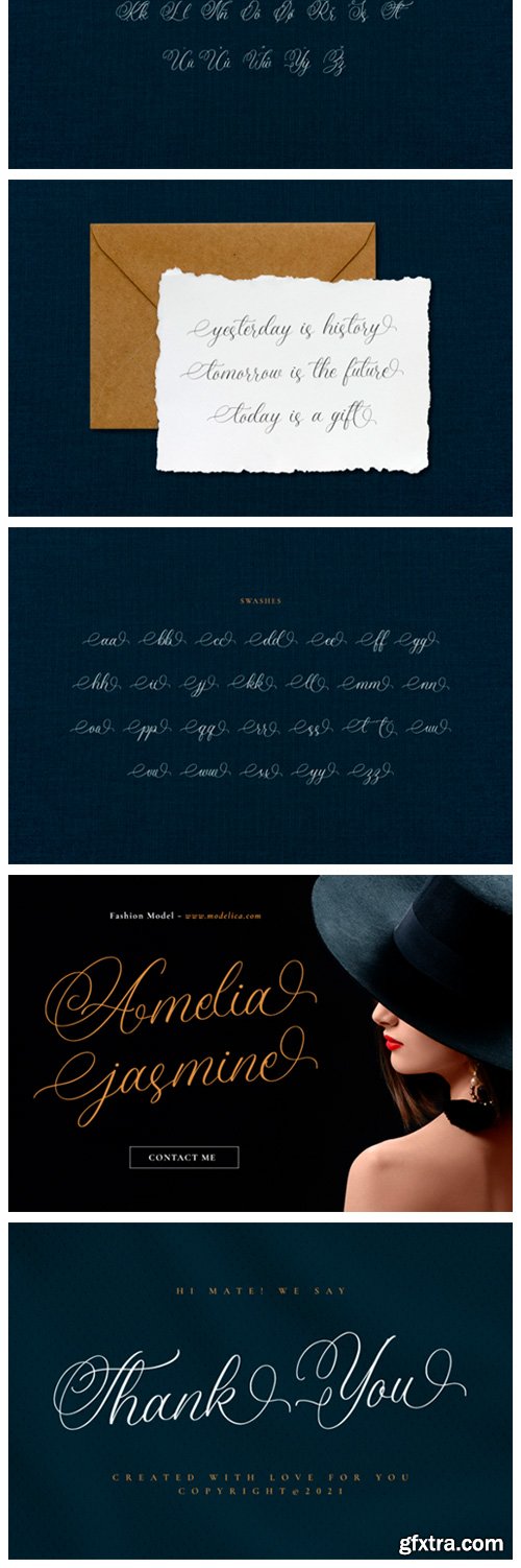 Amanda Calligraphy Font