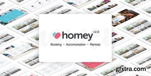 ThemeForest - Homey v2.0 - Booking and Rentals WordPress Theme - 23338013 - NULLED