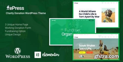 ThemeForest - Nonprofit Charity WordPress Theme - ePress v2.0.0 - 25703873