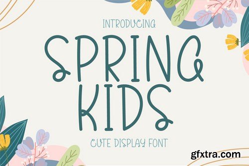 Spring Kids - Handwritten Display Font