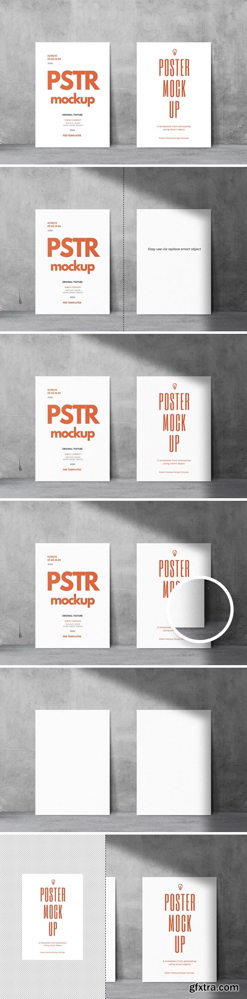 Poster Mockup Realistic Background