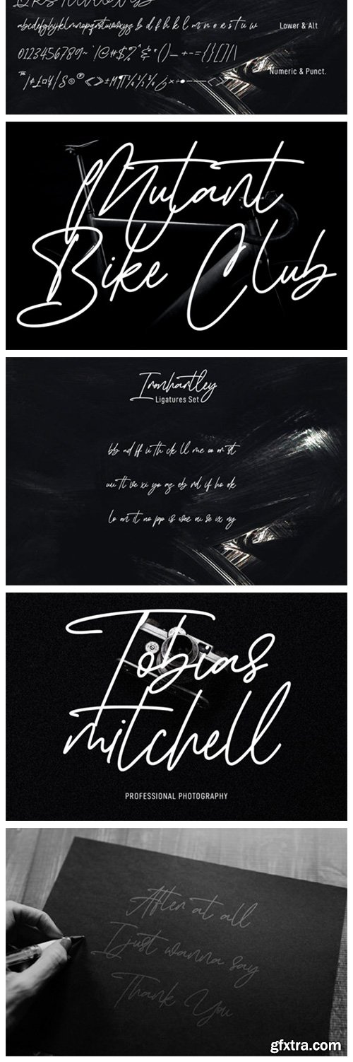 Ironhartley Script Font