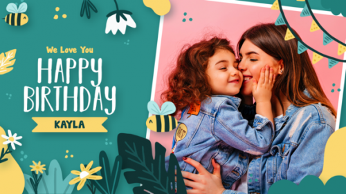 Videohive - Happy Birthday Kayla - 34000972 - 34000972