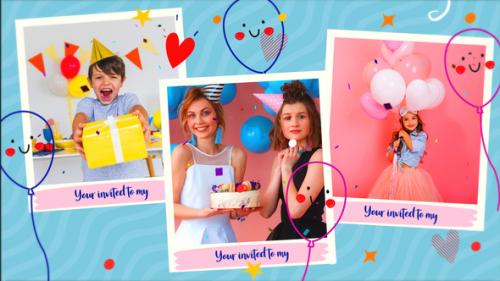 Videohive - Happy Birthday Slideshow 2 | MOGRT - 34027773 - 34027773