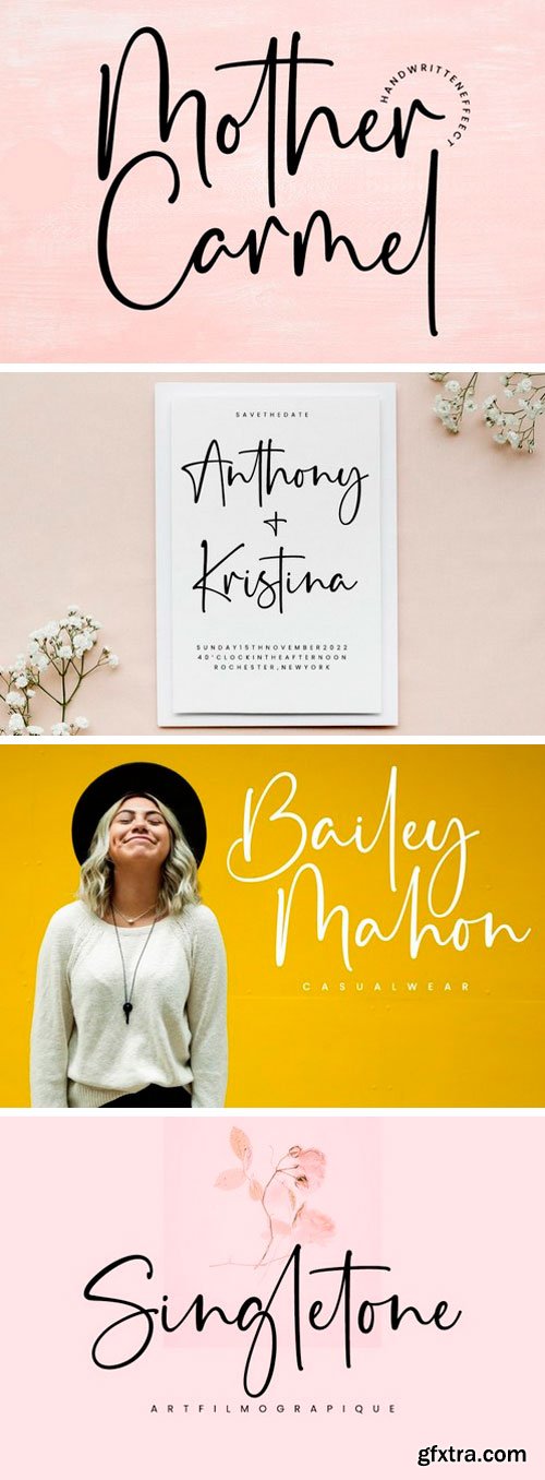 Mother Carmel Script Font