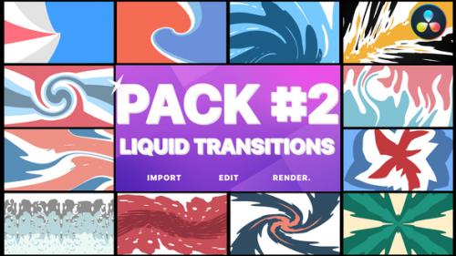 Videohive - Liquid Transitions Pack 02 | DaVinci Resolve - 34001607 - 34001607