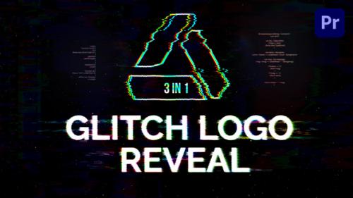 Videohive - Glitch Logo Reveal | Mogrt - 34014670 - 34014670