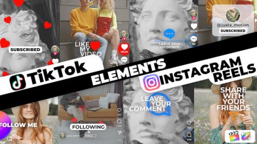 Videohive - TikTok&Instagram Elements - 34033625 - 34033625