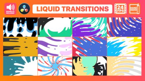 Videohive - Liquid Transitions Pack | DaVinci Resolve - 34055844 - 34055844