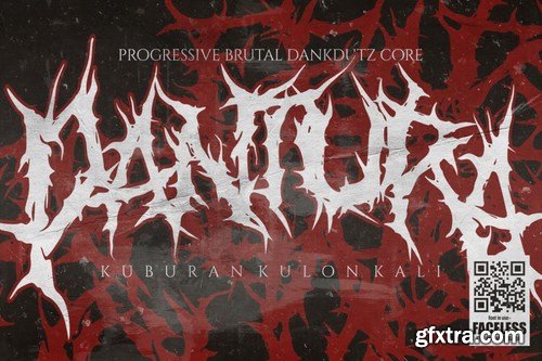 Faceless - Black Metal Typeface