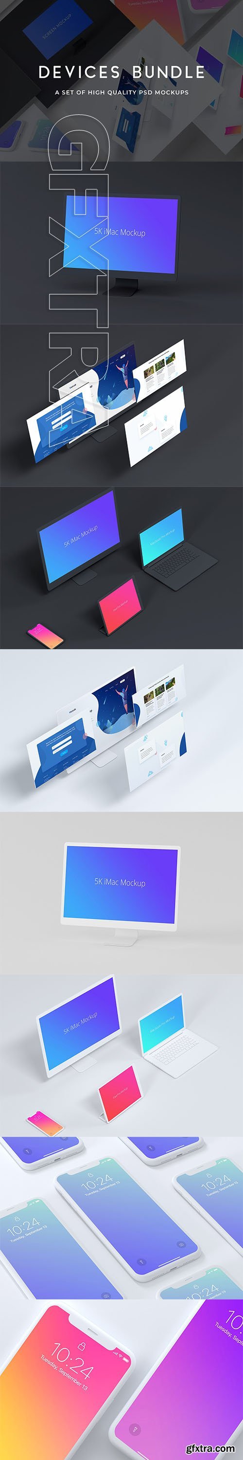 CreativeMarket - Apple Devices Mockups Bundle 3023682